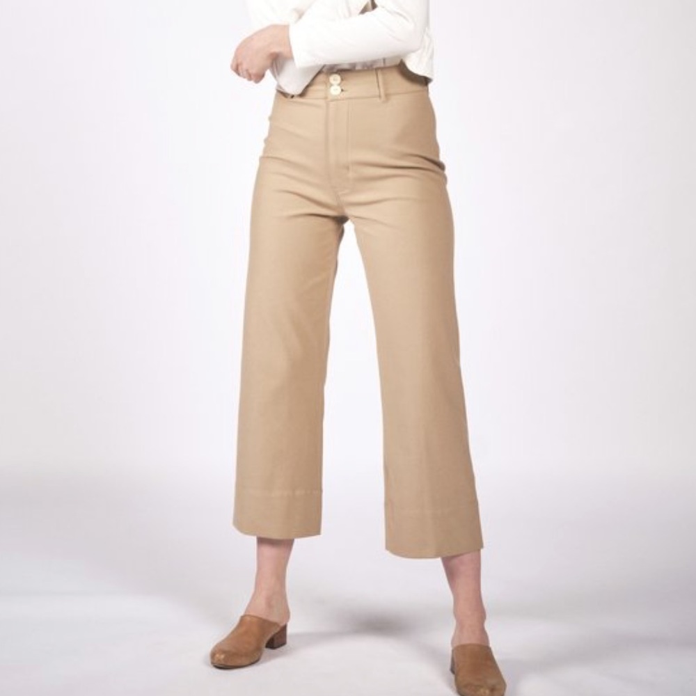 Maria Stanley Luna pant in mushroom READ